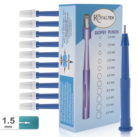 Disposable Biopsy Punch, Size 1.5mm, PK10 MPN:SDZR-0049