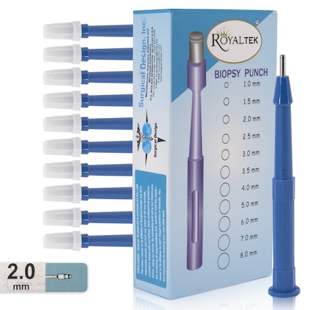 Disposable Biopsy Punch, Size 2.0mm, PK10 MPN:SDZR-0050