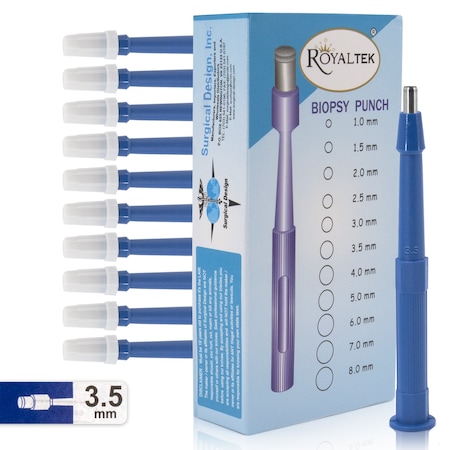 Disposable Biopsy Punch, Size 3.5mm, PK10 MPN:SDZR-0053