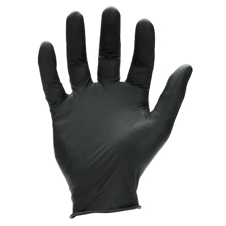Stellar S6, Disposable Gloves, 5 mil Palm, Biodegradable Nitrile, Powder-Free, 2XL, 100 PK, Black MPN:N716886