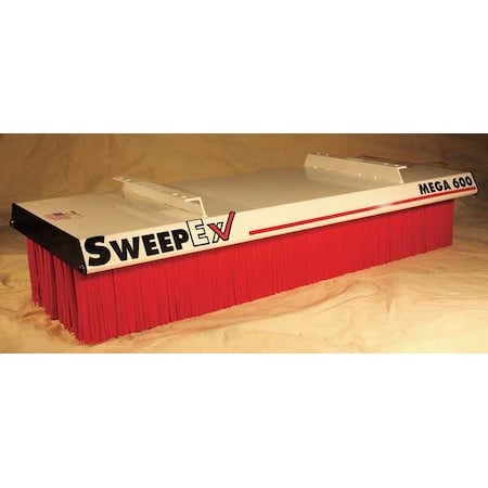 Mega Series Broom, 60 In W, 11 In H MPN:SMB-600-1