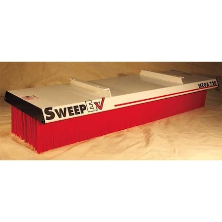 Mega Series Broom, 72 In W, 11 In H MPN:SMB-720-1
