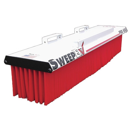 Pro Series Broom, 60 In W, 11 In H MPN:SPB-600-1