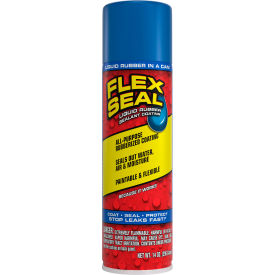 Flex Seal® Liquid Spray Rubber Sealant Coating 14 oz. Can Blue 6/Case FSBLUR20 - Pkg Qty 6