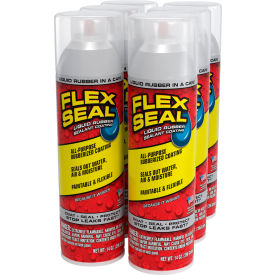 Flex Seal® Liquid Spray Rubber Sealant Coating 14 oz. Can Clear Pack of 6 FSCL20