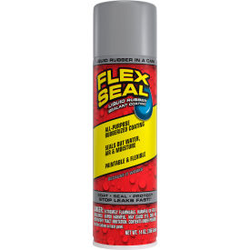 Flex Seal® Liquid Spray Rubber Sealant Coating 14 oz. Can Gray 6/Case FSGRYR20 - Pkg Qty 6