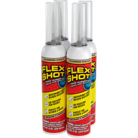 Flex Seal® Flex Shot® Thick Rubberized Caulk & Sealant 8 oz. Can Almond 4/Case FSH8A-4 - Pkg Qty 4