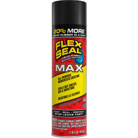 Flex Seal® Liquid Spray Rubber Sealant Coating 17 oz. Can Black 4/Case FSMAXBLK24 - Pkg Qty 4