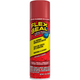 Flex Seal® Liquid Spray Rubber Sealant Coating 14 oz. Can Red 6/Case FSREDR20 - Pkg Qty 6