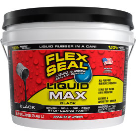 Flex Seal® Liquid® Max Rubber Sealant Coating 2.5 Gallon Can Black LFSMAXBLK02