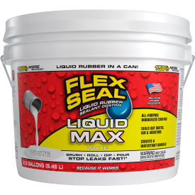 Flex Seal® Liquid® Max Rubber Sealant Coating 2.5 Gallon Can White LFSMAXWHT02