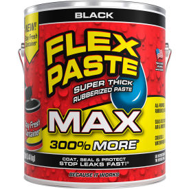 Flex Seal® Flex Paste® Super Thick Rubberized Paste 12 lb. Can Black 2/Case PFSMAXBLK01 - Pkg Qty 2