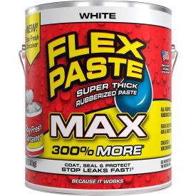Flex Seal® Flex Paste® Super Thick Rubberized Paste 12 lb. Can White 2/Case PFSMAXWHT01 - Pkg Qty 2
