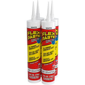 Flex Seal® Flex Paste® Super Thick Rubberized Paste 9 oz. Cartridge White 4/Case PFSWHTR10 - Pkg Qty 4