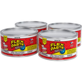 Flex Seal® Flex Paste® Super Thick Rubberized Paste 1 lb. Jar White Pack of 4 PFSWHTR16