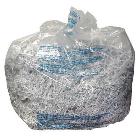 Shredder Bag, Plastic, 40 gal., PK100 MPN:1145482B