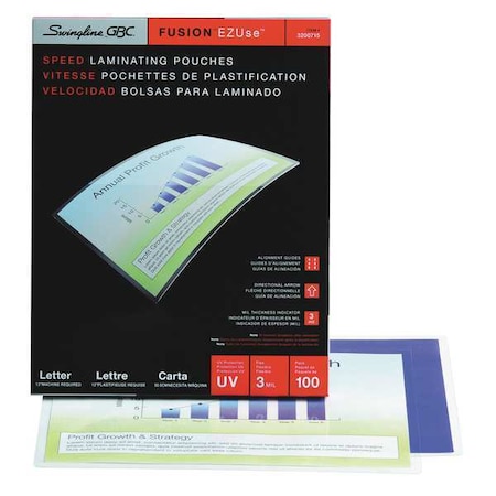 Laminate Pouch, 3 mil, 11.5x9, PK100 MPN:3200715