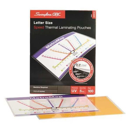 Laminate Pouch, 5 mil, 11.5x9, PK100 MPN:3200716