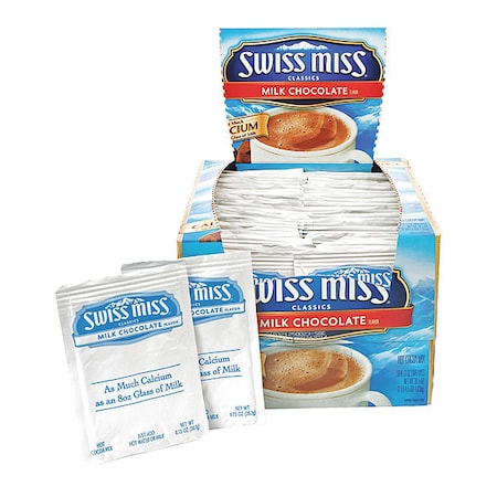 Hot Cocoa, Cocoa, Packet, Non-Caffeinated, Powder, 36.5 oz, 50 PK MPN:47491