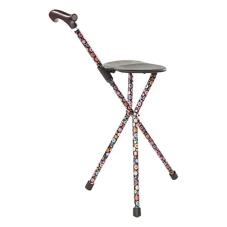 Walking Stick Seat, Single, 2 in, Bubbles MPN:502-2002-5100