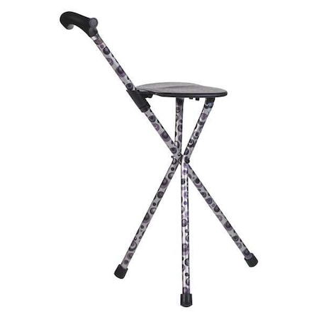 Walking Stick Seat, Single, 2in, Storm, Wood MPN:502-2002-5108