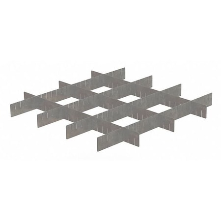 Drawer Divider with Steel, 2 1/2 in H x 23 3/4 in W MPN:PRDDGG2727