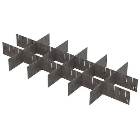 Divider, 26 in. L x1/16 in.W, Steel, Silver MPN:PRDDS2500