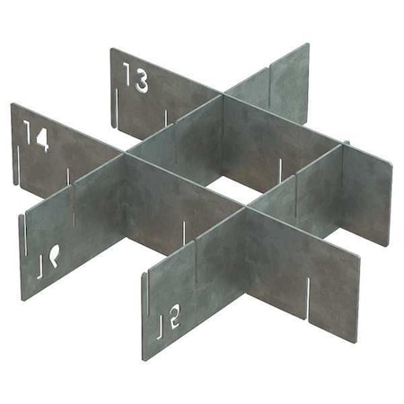 Drawer Divider Set, SS, For 26X203, 8 Pc MPN:PRDDS5100
