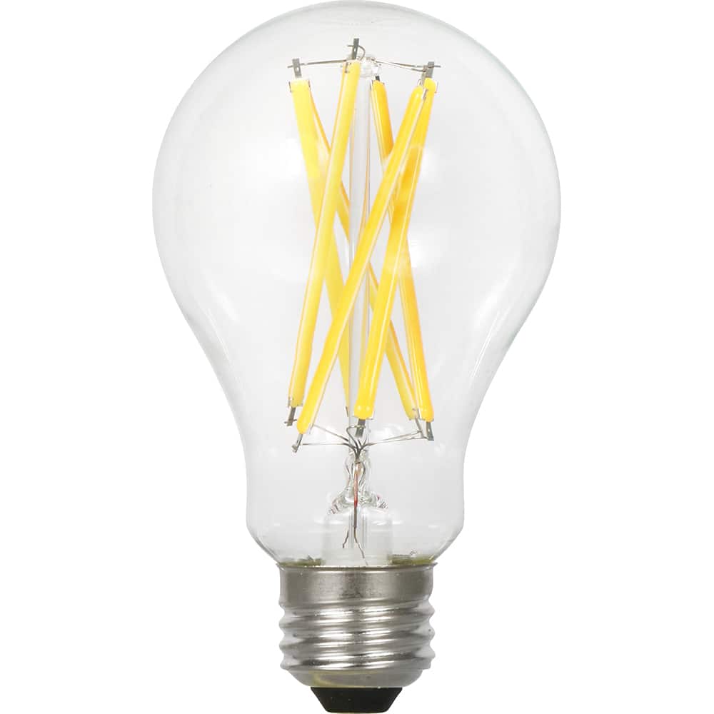 LED Lamp: Commercial & Industrial Style, 15 Watts, A21, Medium Screw Base MPN:40689