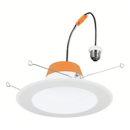 Downlight, 725 lm, 5 in; 6 in, 120V AC MPN:RT561A/725ST9SC3/SMWH/E26