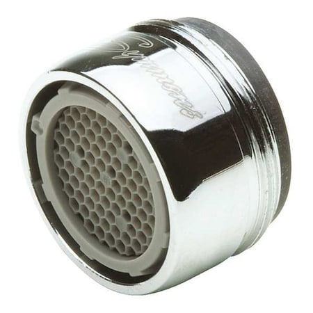 2.2 gpm Outlet, 15/16 in - 27 Thread Size, Chrome, Metal MPN:LN-15