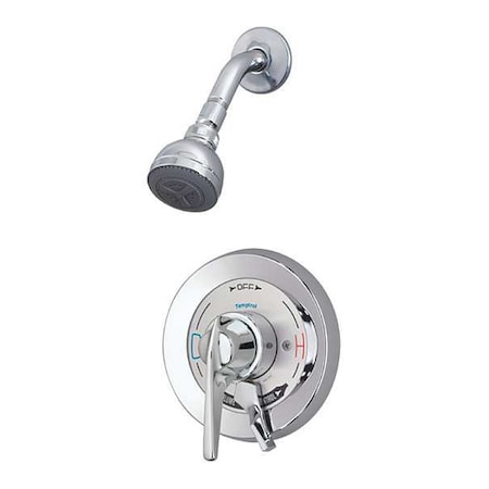 Temptrol Shower System, Br, Chr, 7-13/32 in MPN:S-96-1-L-X-2.0