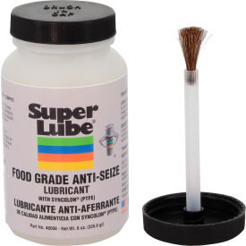 Super Lube 8 oz Food Grade Anti-Seize Lubricant with Syncolon PTFE White Bottle 48008 - Pkg Qty 6