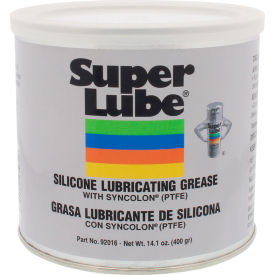 Super Lube Silicone Lubricating Grease W/ PTFE 14.1 oz. Canister - 92016 92016 - Pkg Qty 12