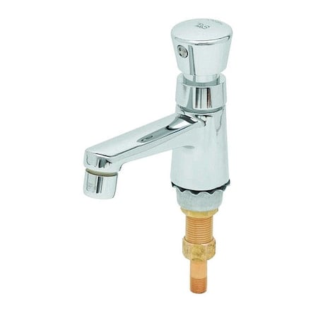 Metering Metering Faucet, Single Hole, Single Hole Mount, Polished chrome 1 Hole MPN:B-0712