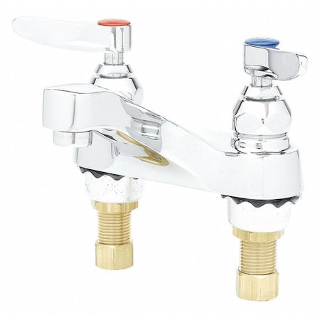 Manual Low Arc Bathroom Faucet, 4