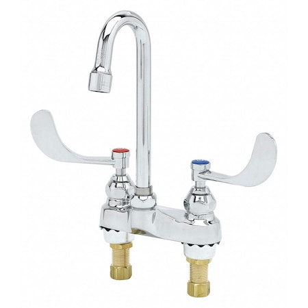 Manual Gooseneck Kitchen/Bathroom Faucet, 4