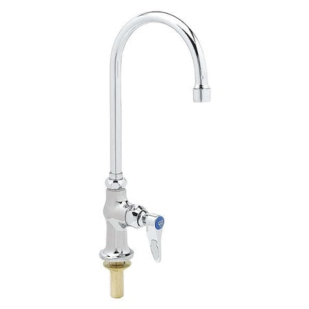 Manual Gooseneck Bar Faucet, Single Hole Mount, Chrome 1 Hole MPN:B-0305