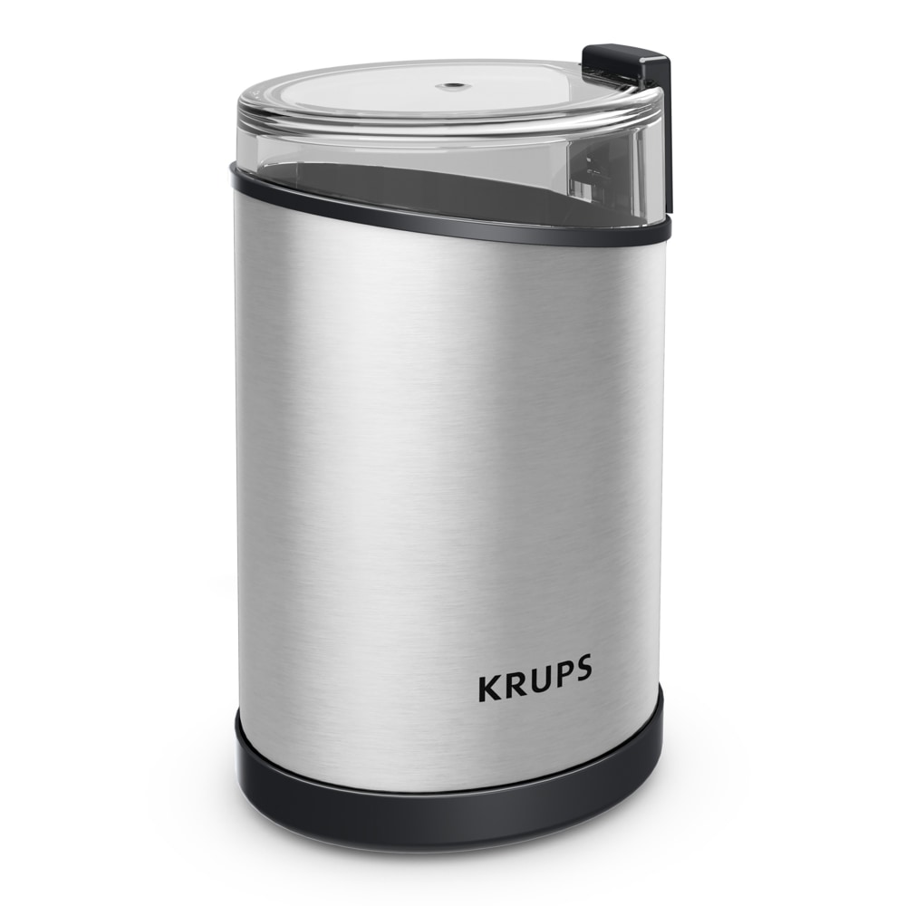 KRUPS Fast-Touch Stainless-Steel 12-Cup Coffee Grinder, Black MPN:GX204D51