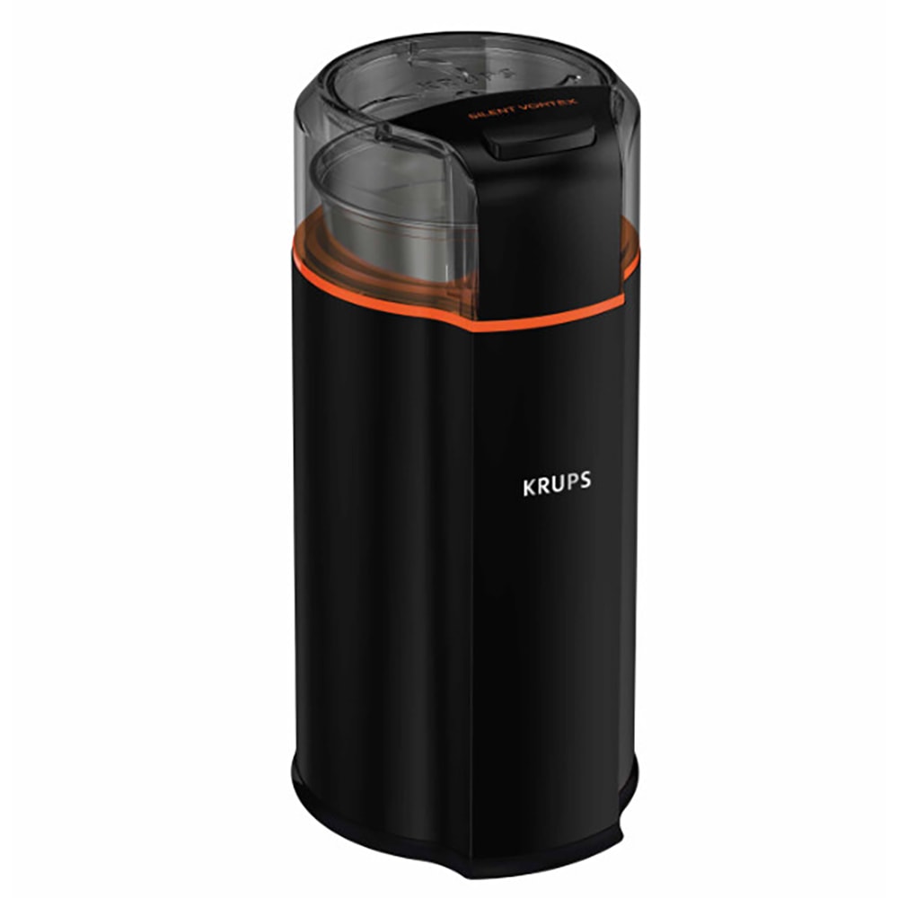 KRUPS Silent Vortex 12-Cup Coffee Grinder, Black MPN:GX332850