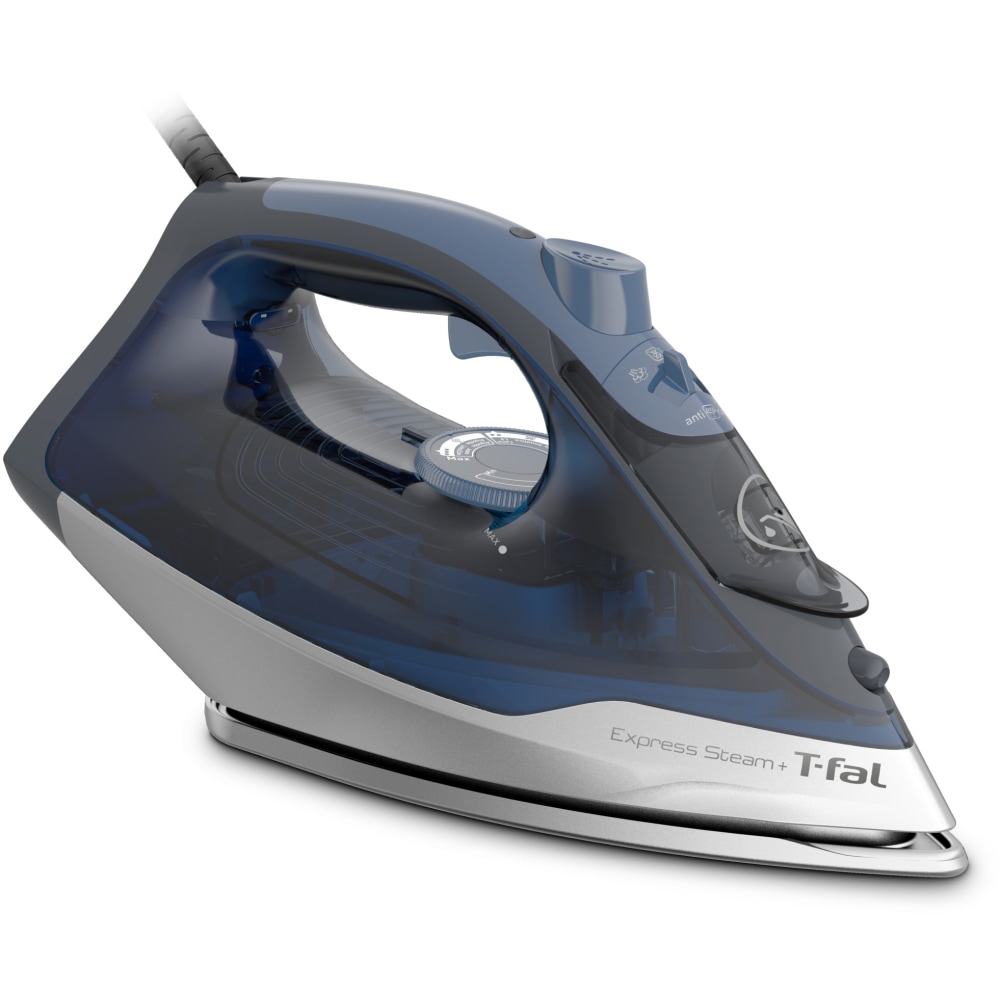 T-Fal Express Steam Iron With Durilium AirGlide Soleplate, Blue MPN:FV2886U0