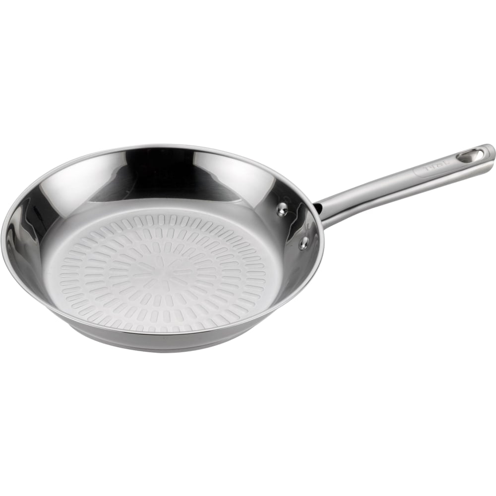T-Fal Performa Stainless Steel Fry Pan, 10-1/2in, Silver MPN:E7600574