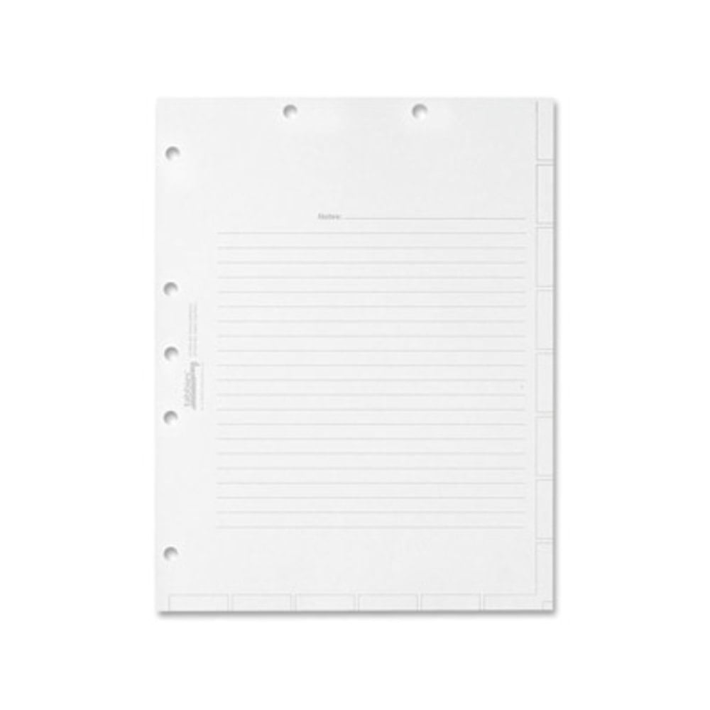 Tabbies Medical Chart Index Divider Sheets - Blank Tab(s) - 7 Hole Punched - White Divider - White Tab(s) - Punched - 400 / Box MPN:54520