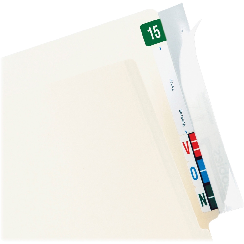 Tabbies Wrap-Around Folder End Tabs, Box Of 100 End Tabs (Min Order Qty 6) MPN:68386