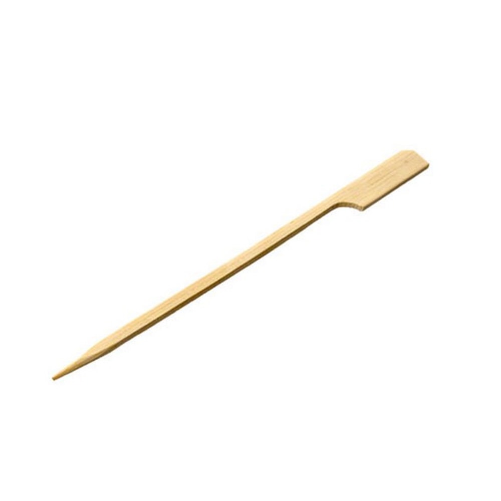 Tablecraft Bamboo Paddle Picks, 4-1/2in, Brown, Pack Of 100 Picks MPN:BAMP45