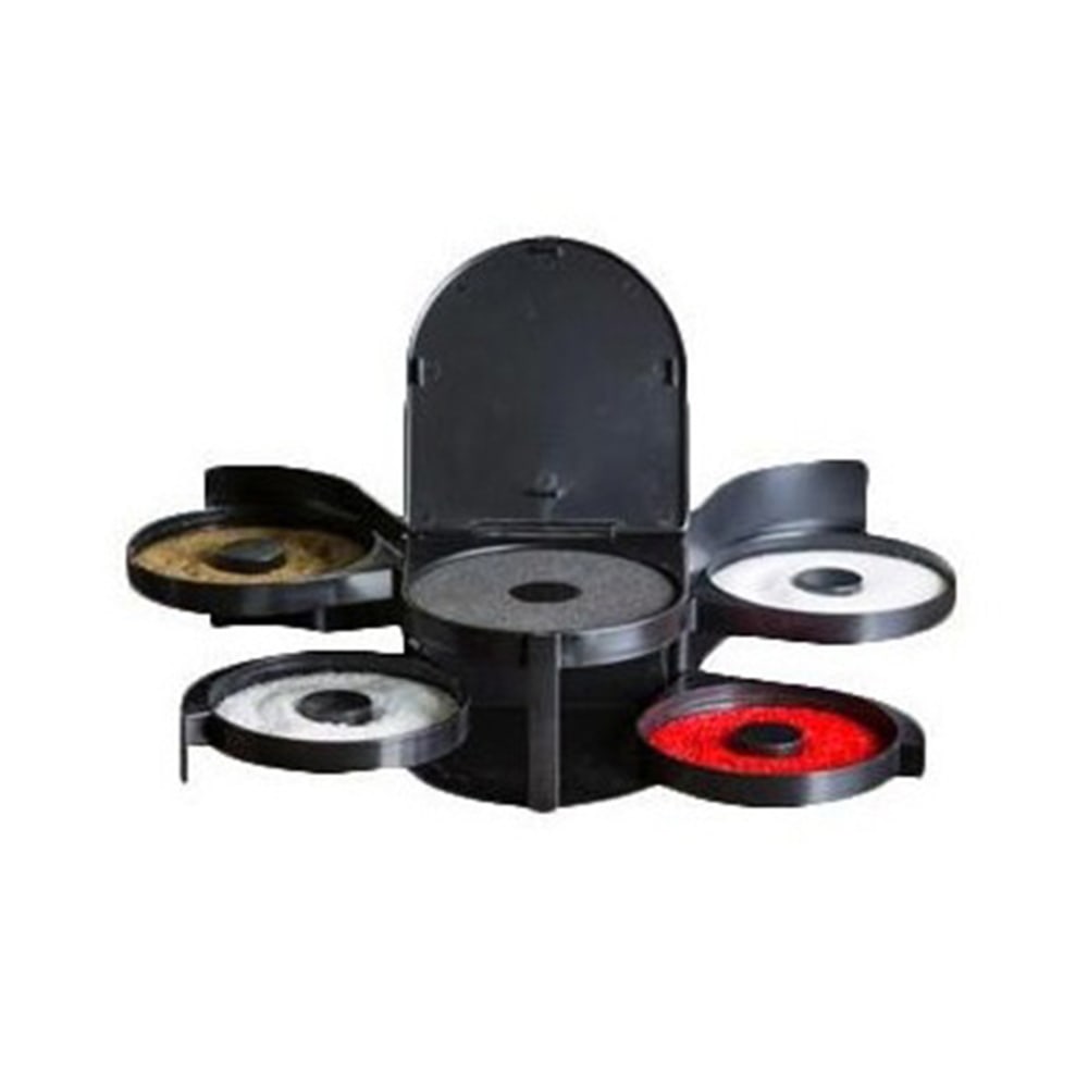 Tablecraft 5-Tier Glass Rimmer, Black MPN:H5633