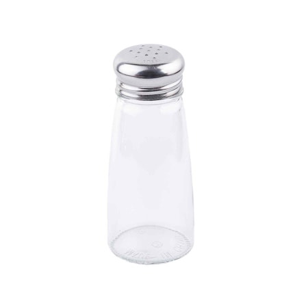 Rnd S/P Shakers W/SS Tops, 3OZ, PK12 MPN:132S&P-2