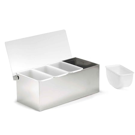 Condiment Holder, 4 Compartment, 1 Pt MPN:1603