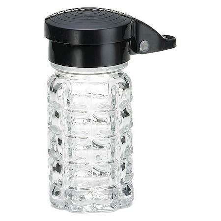 Glass Shakers, Black, 1-1/2 oz, PK12 MPN:163MPBK