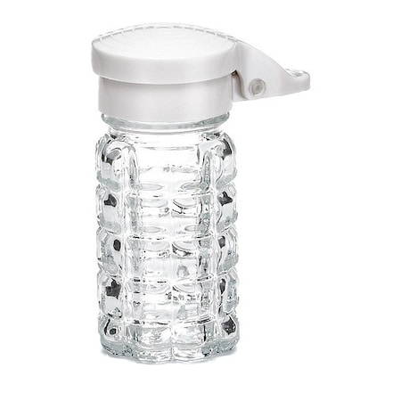 Glass Shakers, White, 1-1/2 oz, PK12 MPN:163MPW